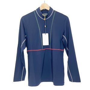 NWT Jack Nicklaus Golden Bear Golf Pullover Long Sleeves Navy Sz M